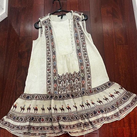 BCBGMaxAzria Cream Textured Dress - Picture 1 of 6